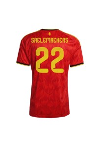 Belgia Alexis Saelemaekers #22 Jalkapallovaatteet Kotipaita MM-kisat 2026 Lyhythihainen